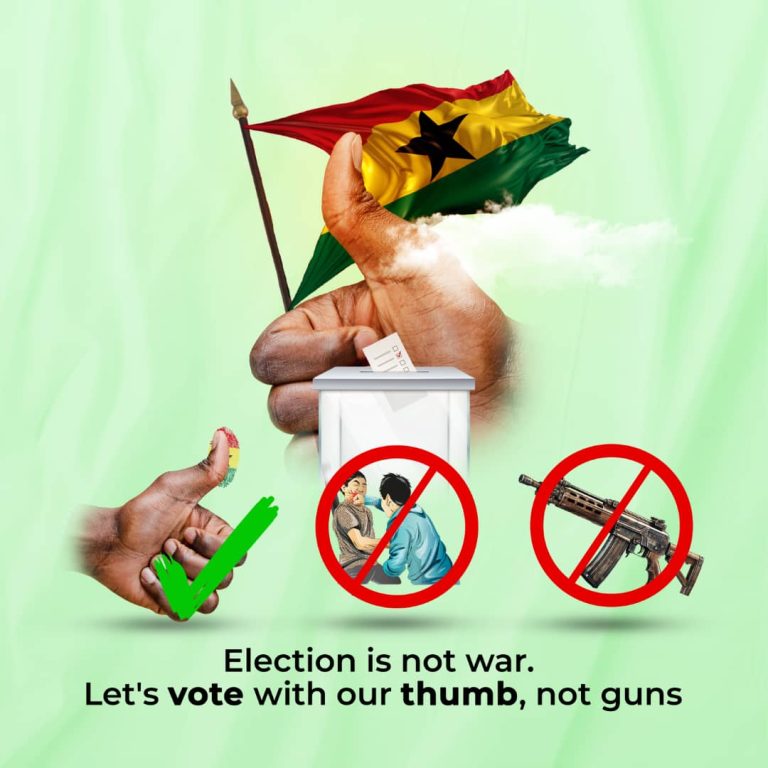 SAY NO TO GUNS AT POLLING STATIONS