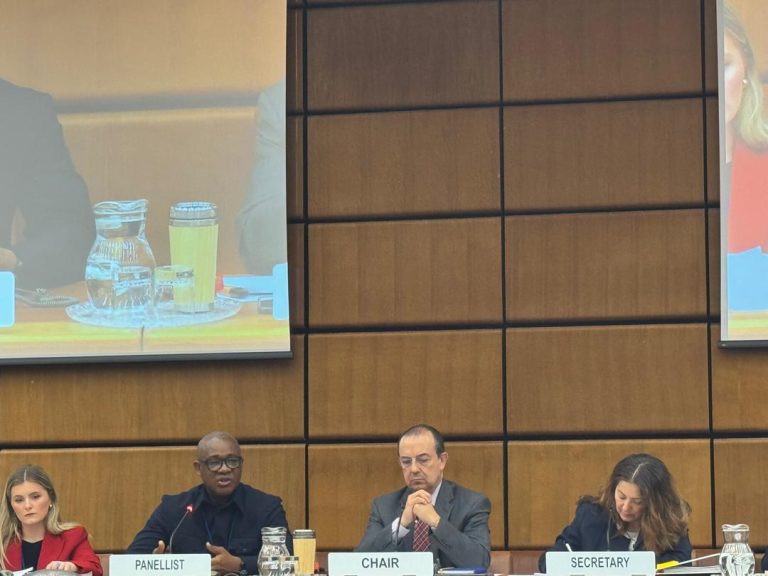 DR. ADAM BONAA, AG. EXECUTIVE SECRETARY OF THE SMALL ARMS COMMISSION, LEADS THE GHANA DELEGATION TO THE 12TH MEETING OF THE UN WORKING GROUP ON FIREARMS IN VIENNA, AUSTRIA